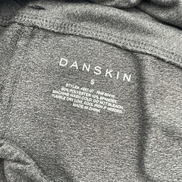 Danskin Gray Yoga Leggings & Graced by Grit Black Zip Up Work Out Top 2 PC SZ SM - Picture 15 of 15